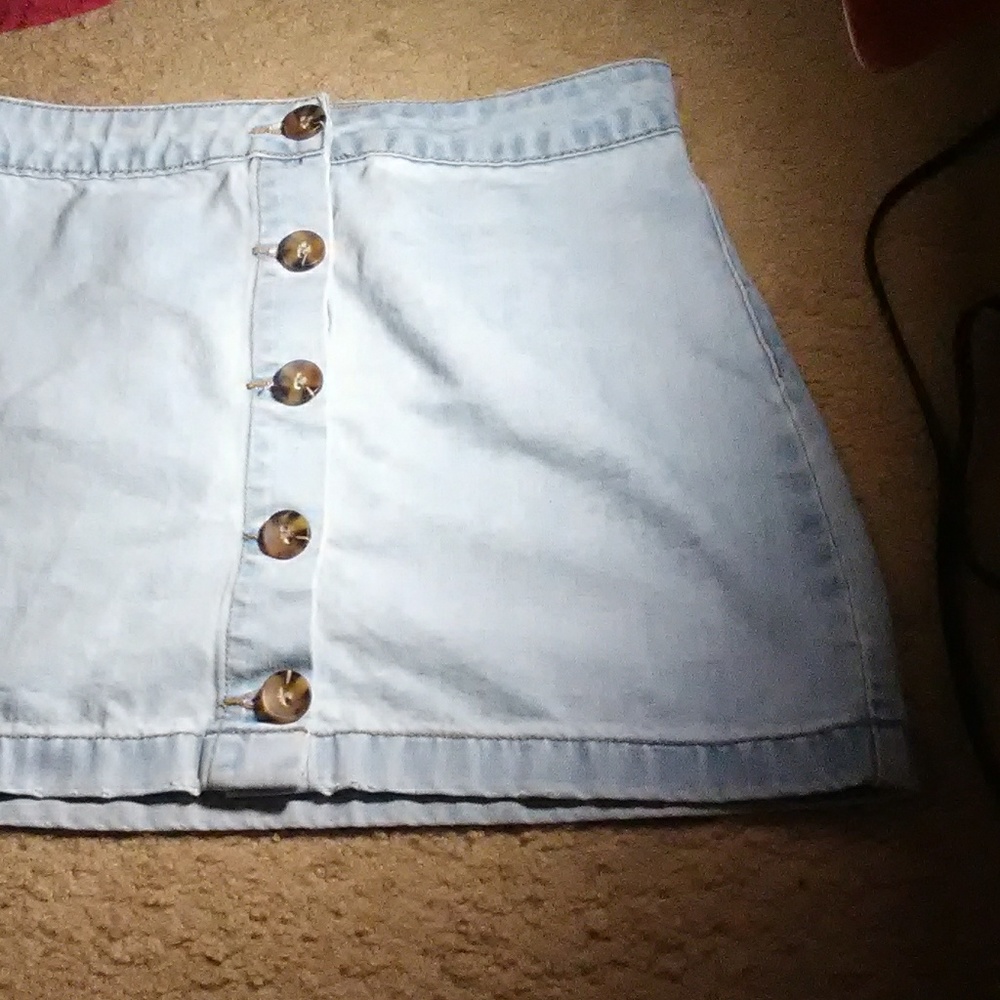 Blue jean skirt
